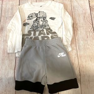 Toddler short and shirt set